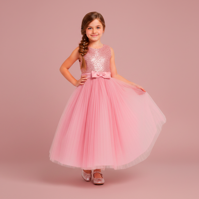 Vestido de Gala largo con lentejuelas  • CATALINA 6 •  tallas xch-ch-m-gr-xg  •  VENI0187