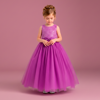 Vestido de gala  largo con perlas • CATALINA 7 • tallas xch-ch-m-gr-xg • VENI0195