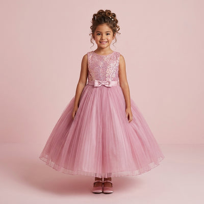 Vestido de Gala largo con lentejuelas  • CATALINA 6 •  tallas xch-ch-m-gr-xg  •  VENI0187