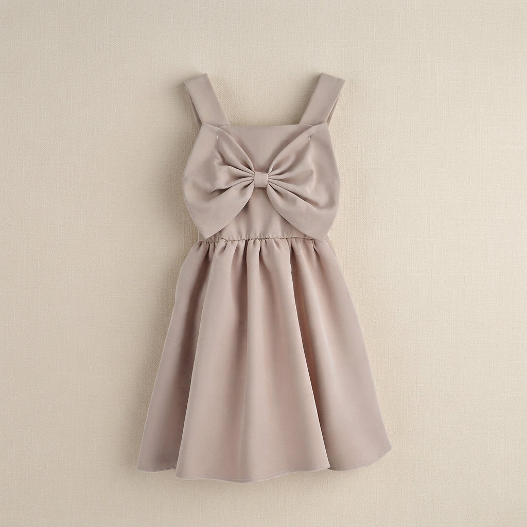 Vestido circular con moño • 4 a 11 años • Barbie 15