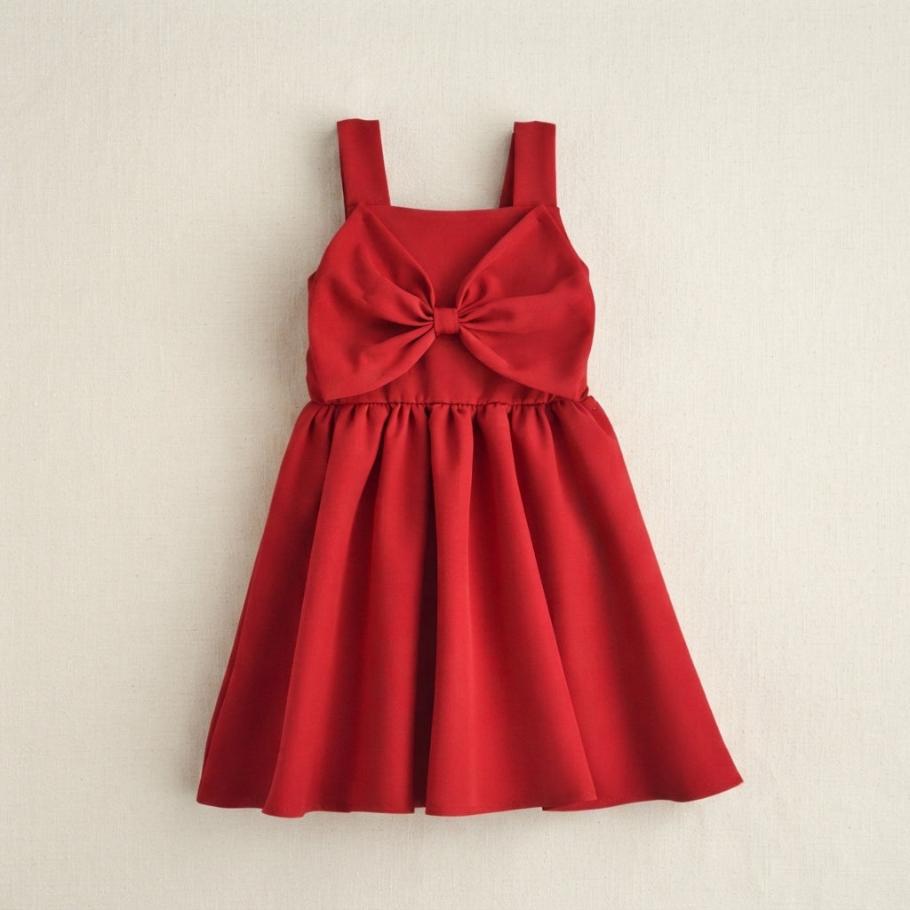 Vestido circular con moño • 4 a 11 años • Barbie 15