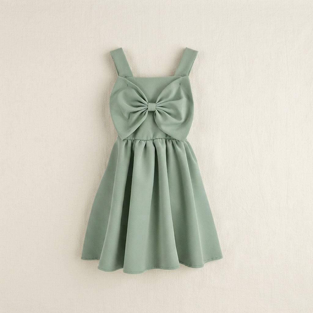 Vestido circular con moño • 4 a 11 años • Barbie 15