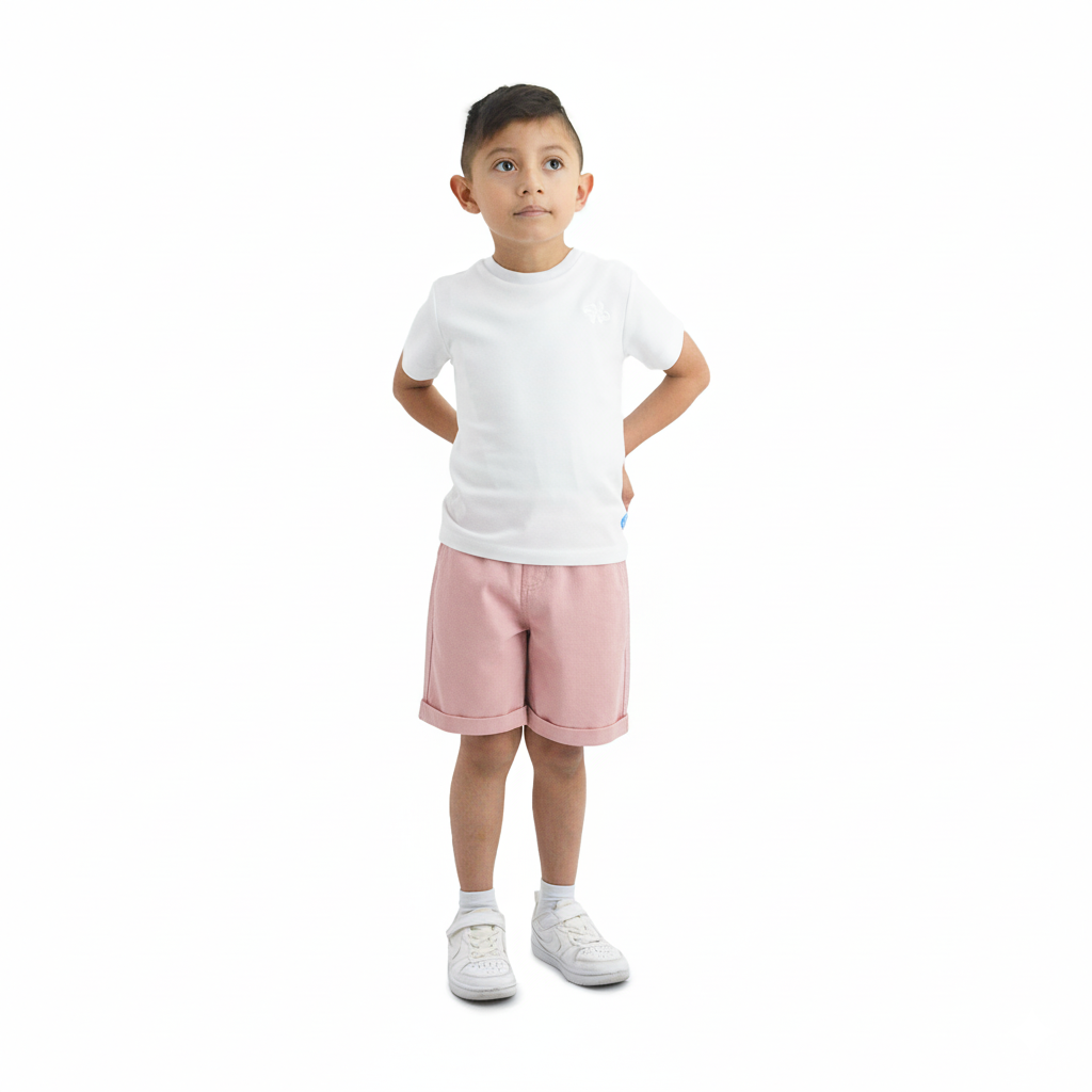 Conjunto de playera básica y bermuda para niño Heri CONN0007