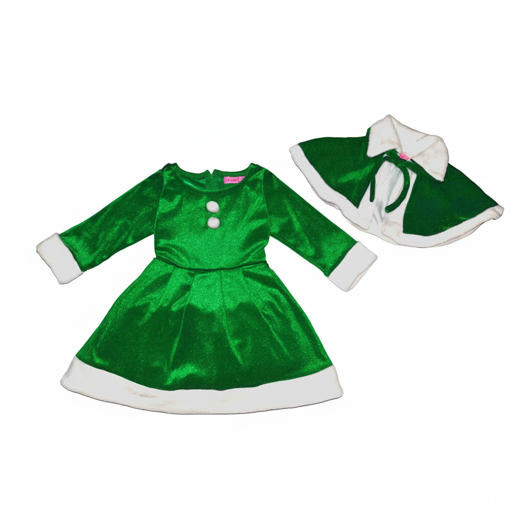 Vestido navideño para bebé FLORY VEBB0025