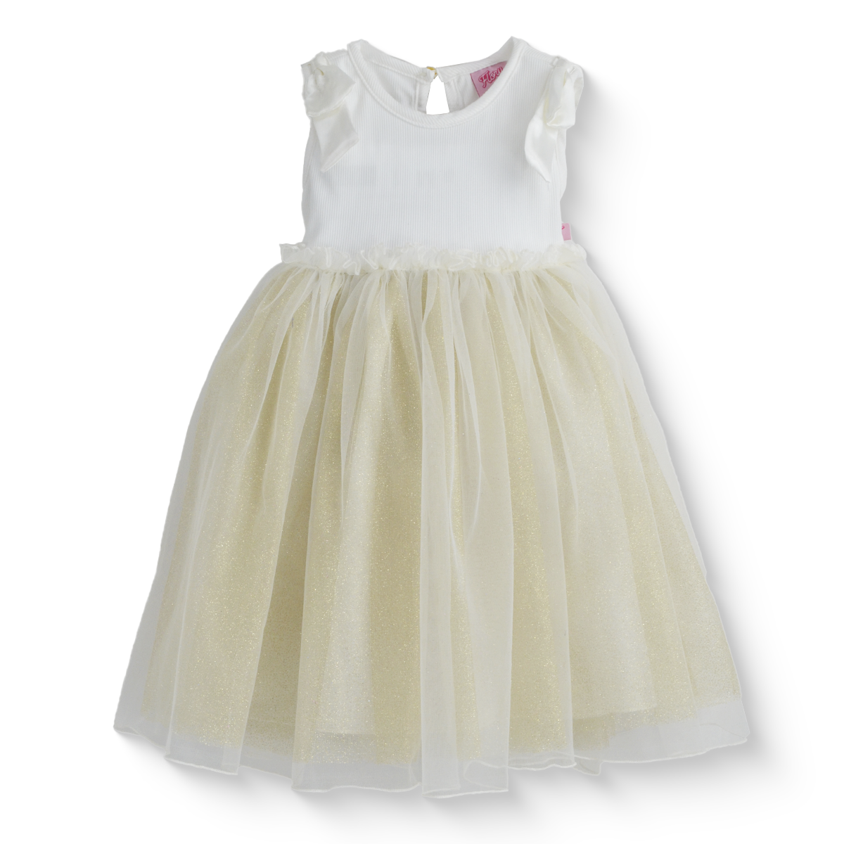 Vestido de fiesta con falda de tul glitter | VEBB0141 | tallas 1-2-3