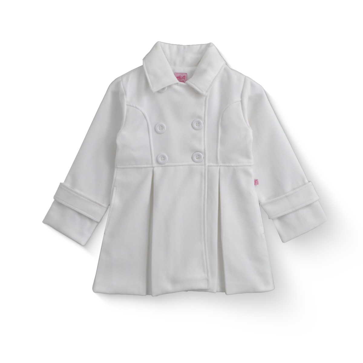 Abrigo de paño forrado con botones | ABNI0001  | tallas xch-ch-m-gr-xg