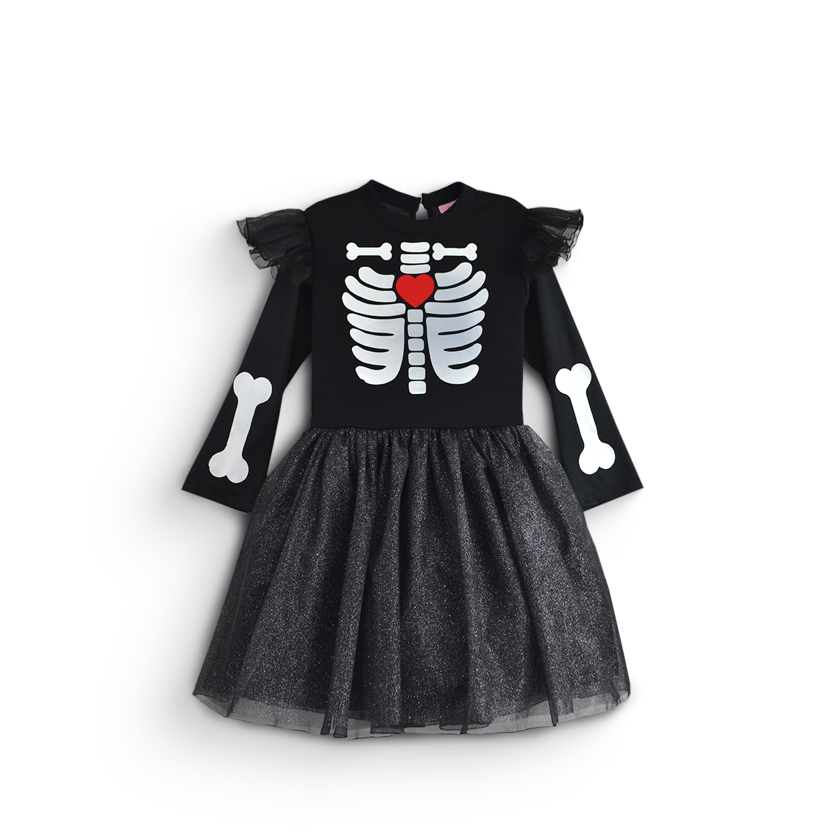 Vestido Huesos con Diadema • 4 a 11 años • Halloween Huesos 2