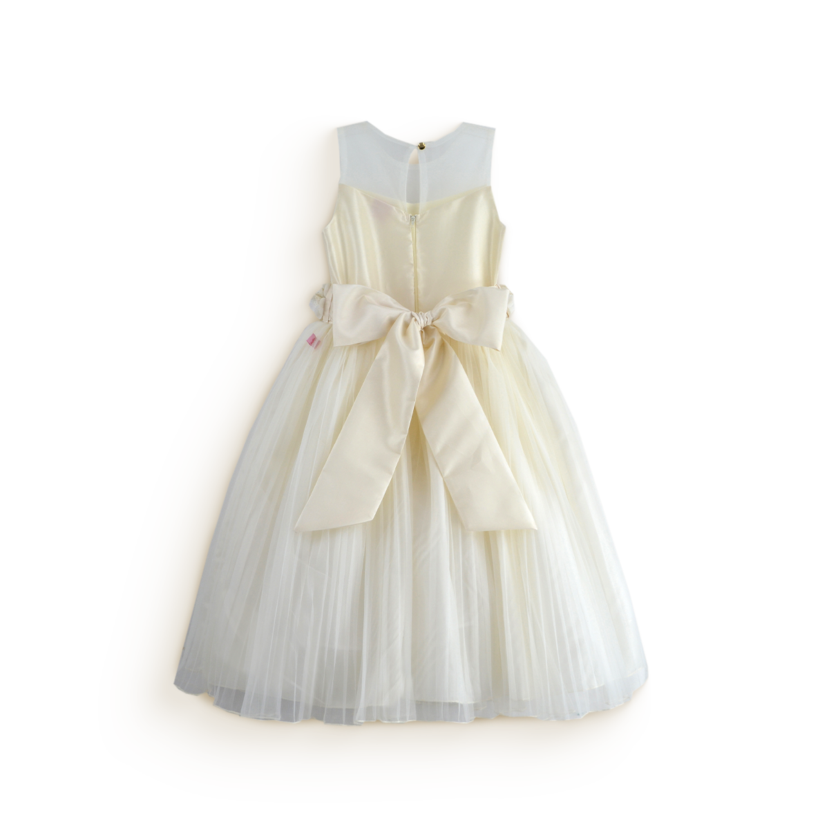 Vestido de Gala con tul y cinta con flores • 4 a 12 años • Valeria 6