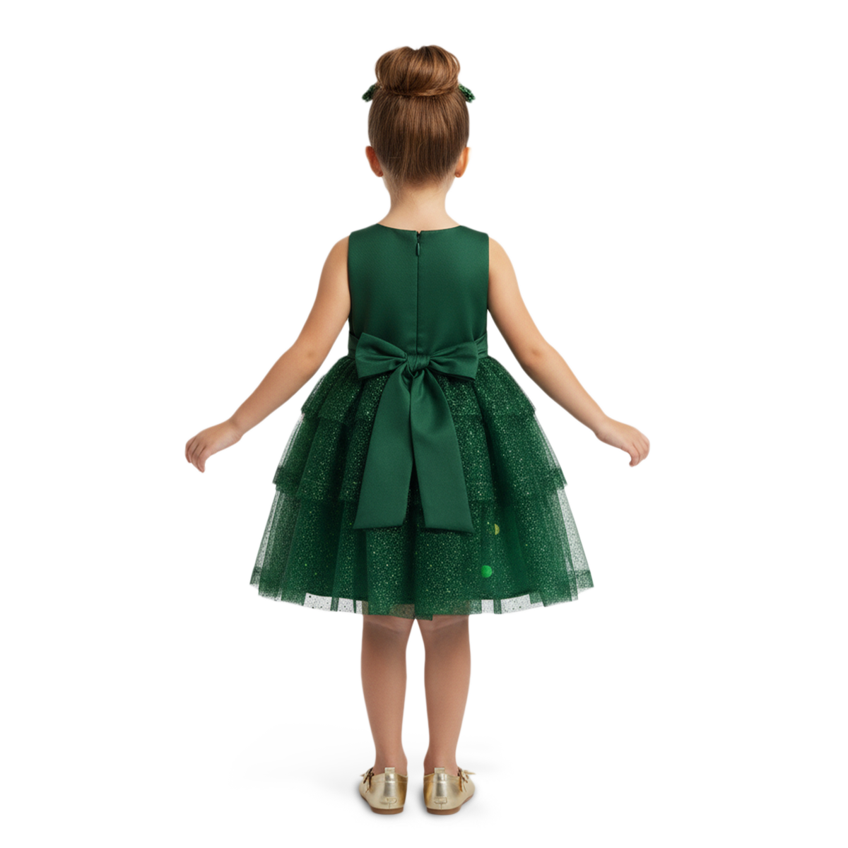 Vestido Disfraz de Árbol Navideño para Niña FLORY VENI0192