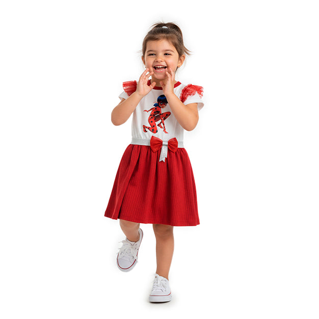 Vestido casual con personaje de Catarina Bebé VEBB0132P02 Kidus