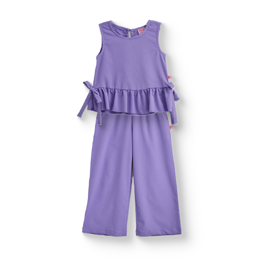 Conjunto de blusa con moños y pantalón Nila Flory CONI0033