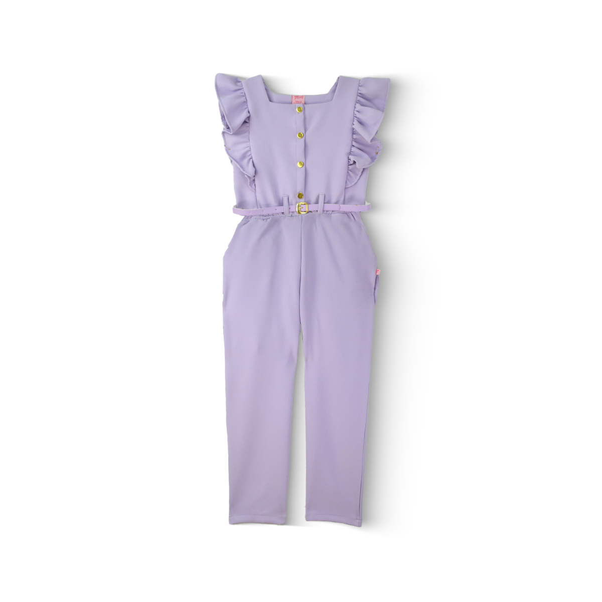 Mono con cinturón y botones niña | JSNI0002 | tallas ch-m-gr