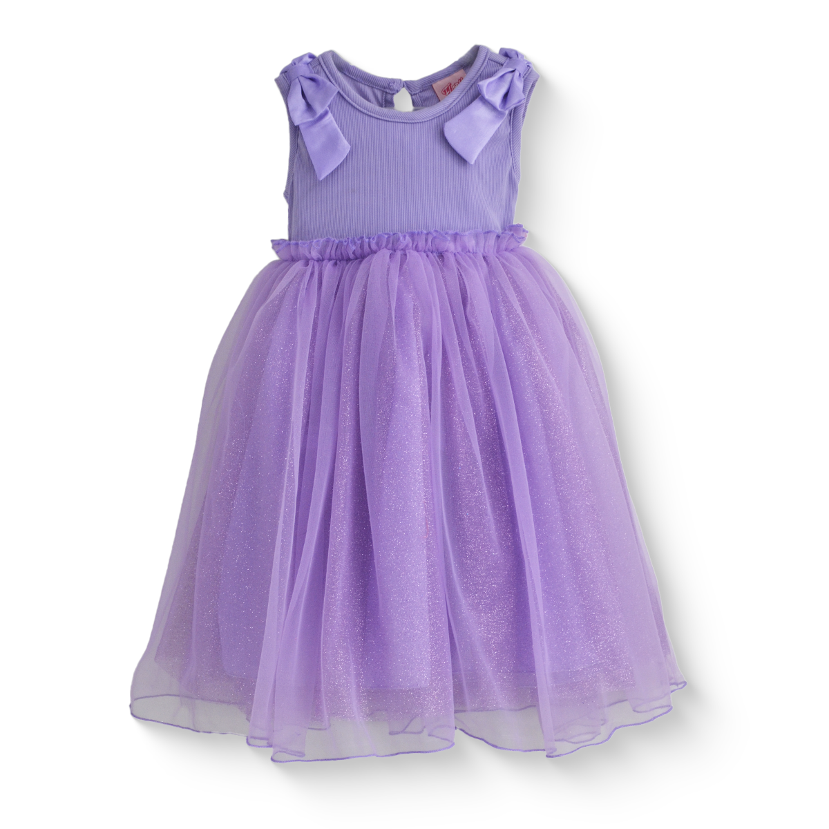 Vestido de fiesta con falda de tul glitter | VEBB0141 | tallas 1-2-3