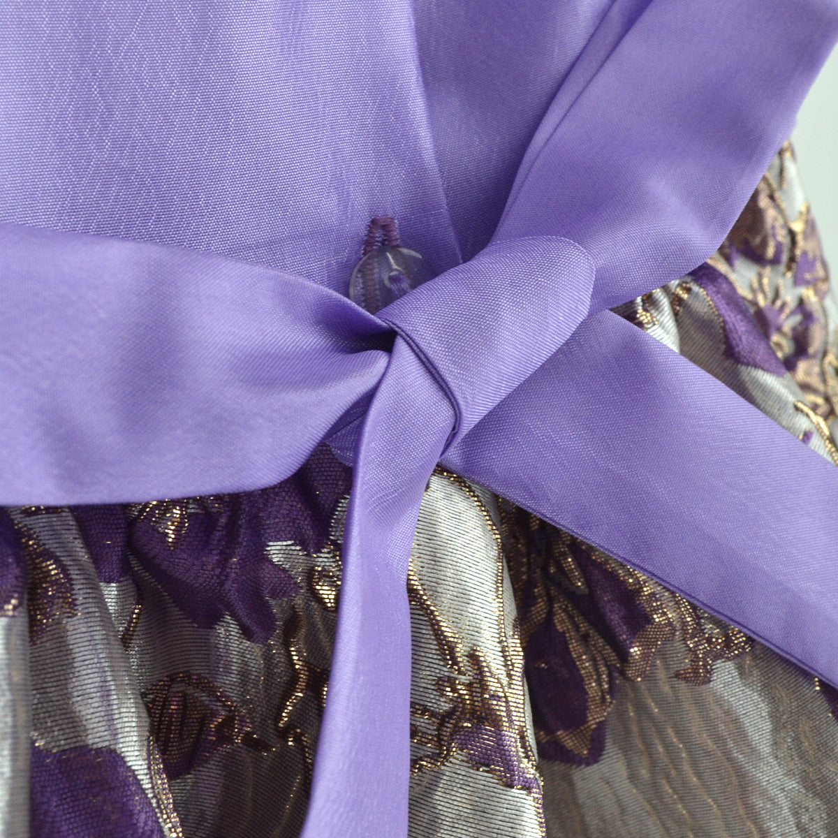Vestido satinado con jacquard floral  • ROSELIA 2 •  tallas 1-2-3  •  VEBB0147