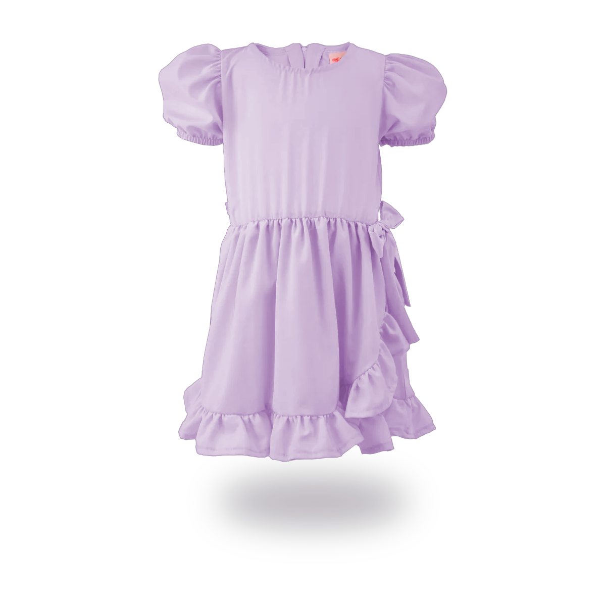 Vestido cruzado con moño bebé FLORY VEBB0035