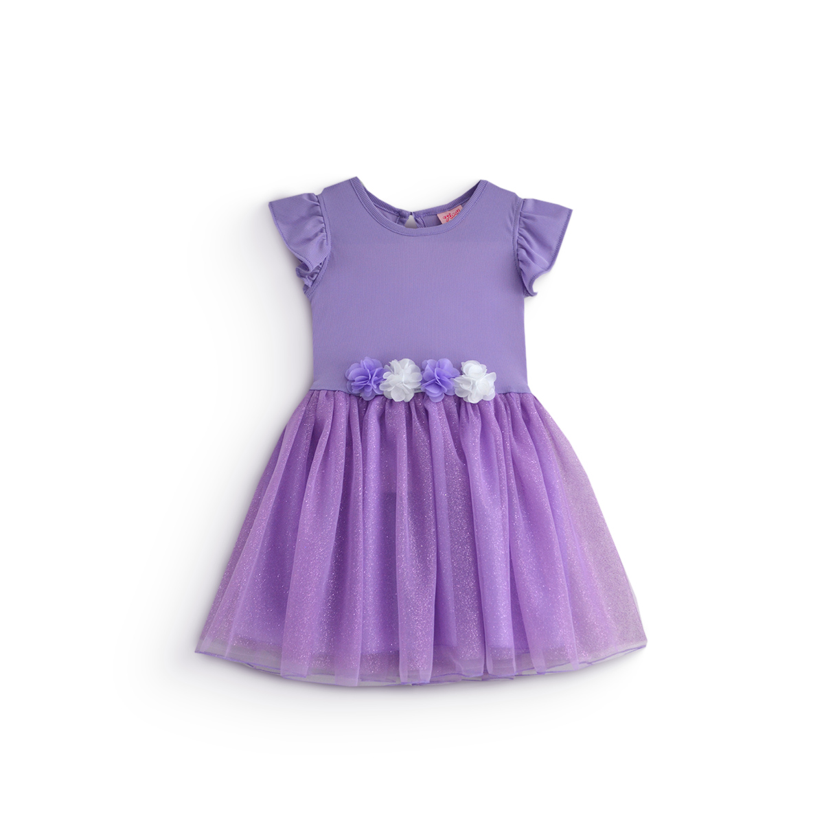 Vestido rib con manga mariposa • 1 a 3 años • Natali 16