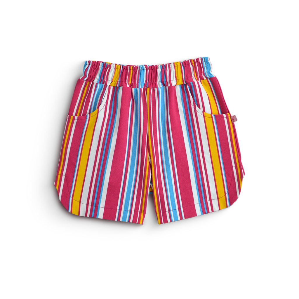 Conjunto de short rayado con blusa • ACAPULCO 1 • tallas 12-14-16  • COJU0006