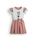 Vestido casual con personaje de Ratoncita • NANI 8 •  tallas 1-2-3 • VEBB0132P03
