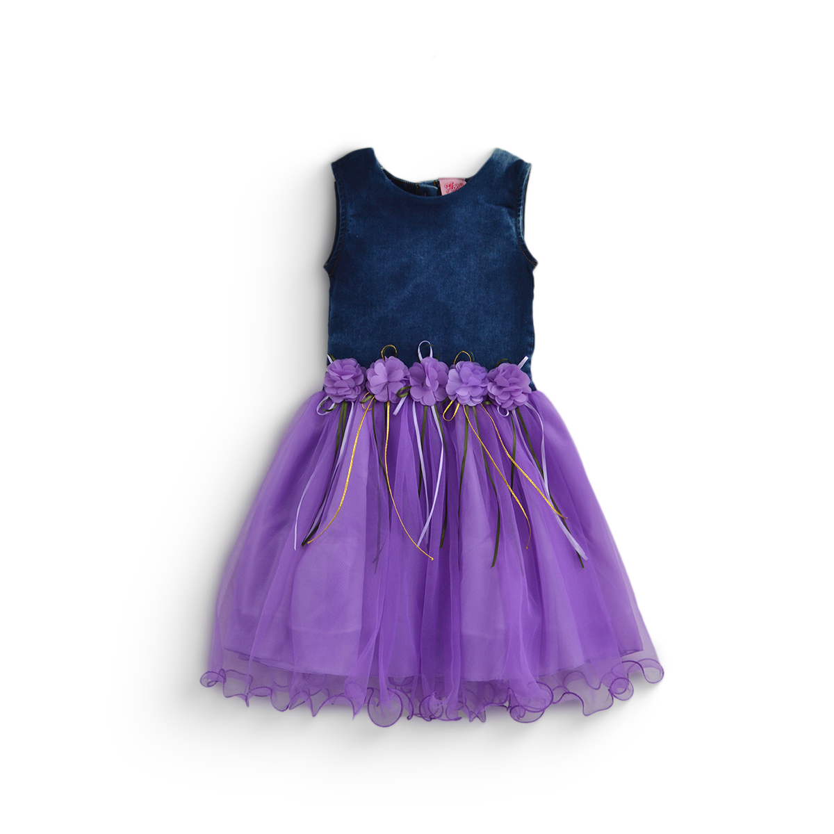 Vestido con flores para Niña VENI0198 Flory