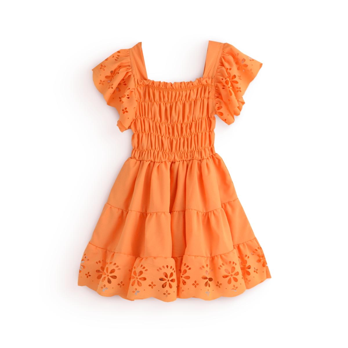 Vestido con figuras de flores • ZARITA 15 • tallas 1-2-3•  VEBB0145