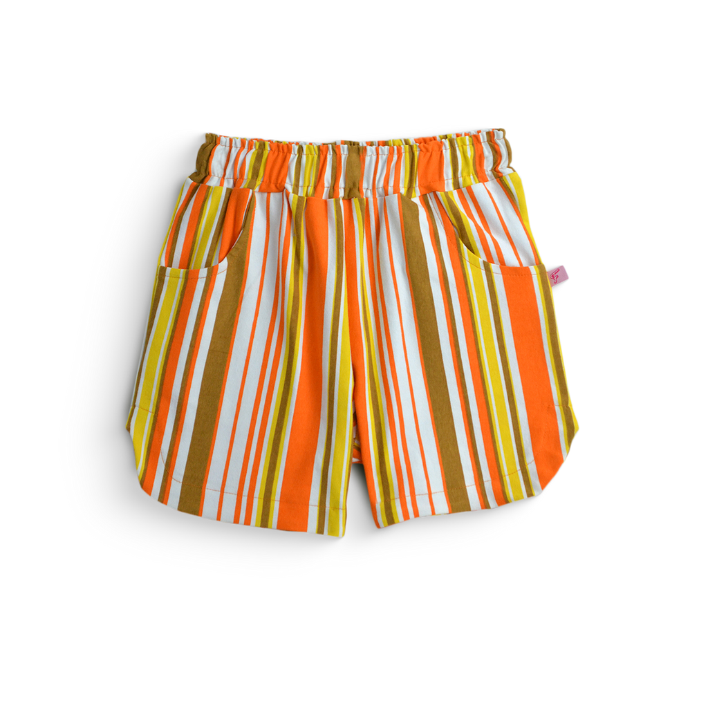 Conjunto de short rayado con blusa • ACAPULCO 1 • tallas 12-14-16  • COJU0006