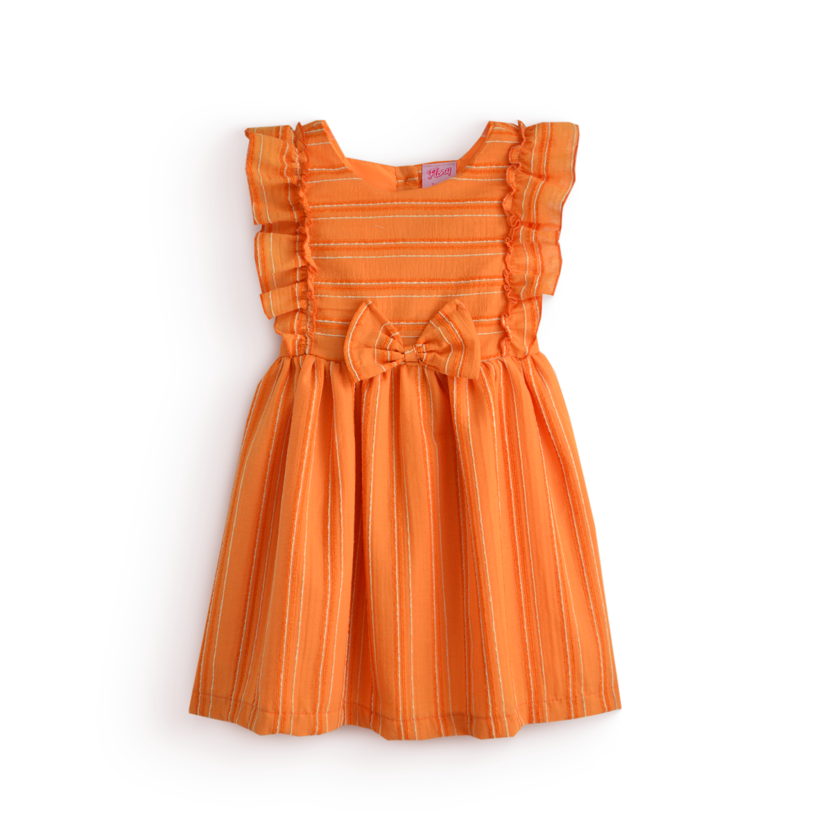 Vestido con olanes en hombros • MALENA 1 •  tallas 1-2-3 • VEBB0146