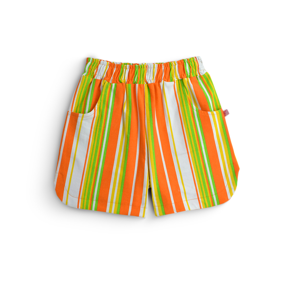 Conjunto de short rayado con blusa • ACAPULCO 1 • tallas 12-14-16  • COJU0006