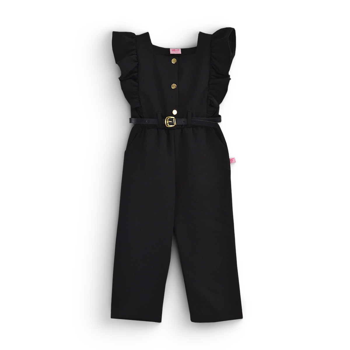 Mono con cinturón y botones niña | JSNI0002 | tallas ch-m-gr