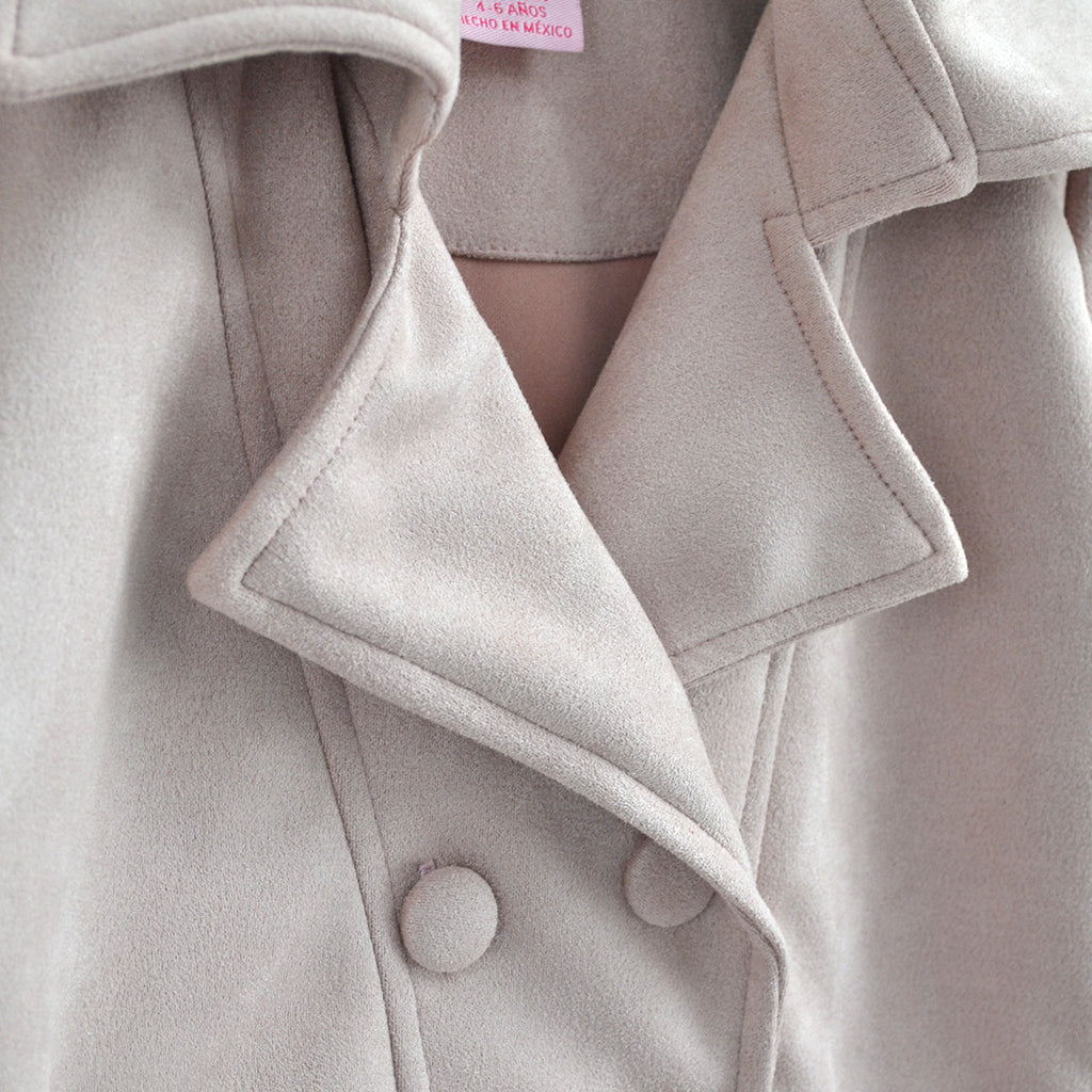 Abrigo de gamuza con botones • ISABEL 1 • tallas ch-m-gr • ABNI0004