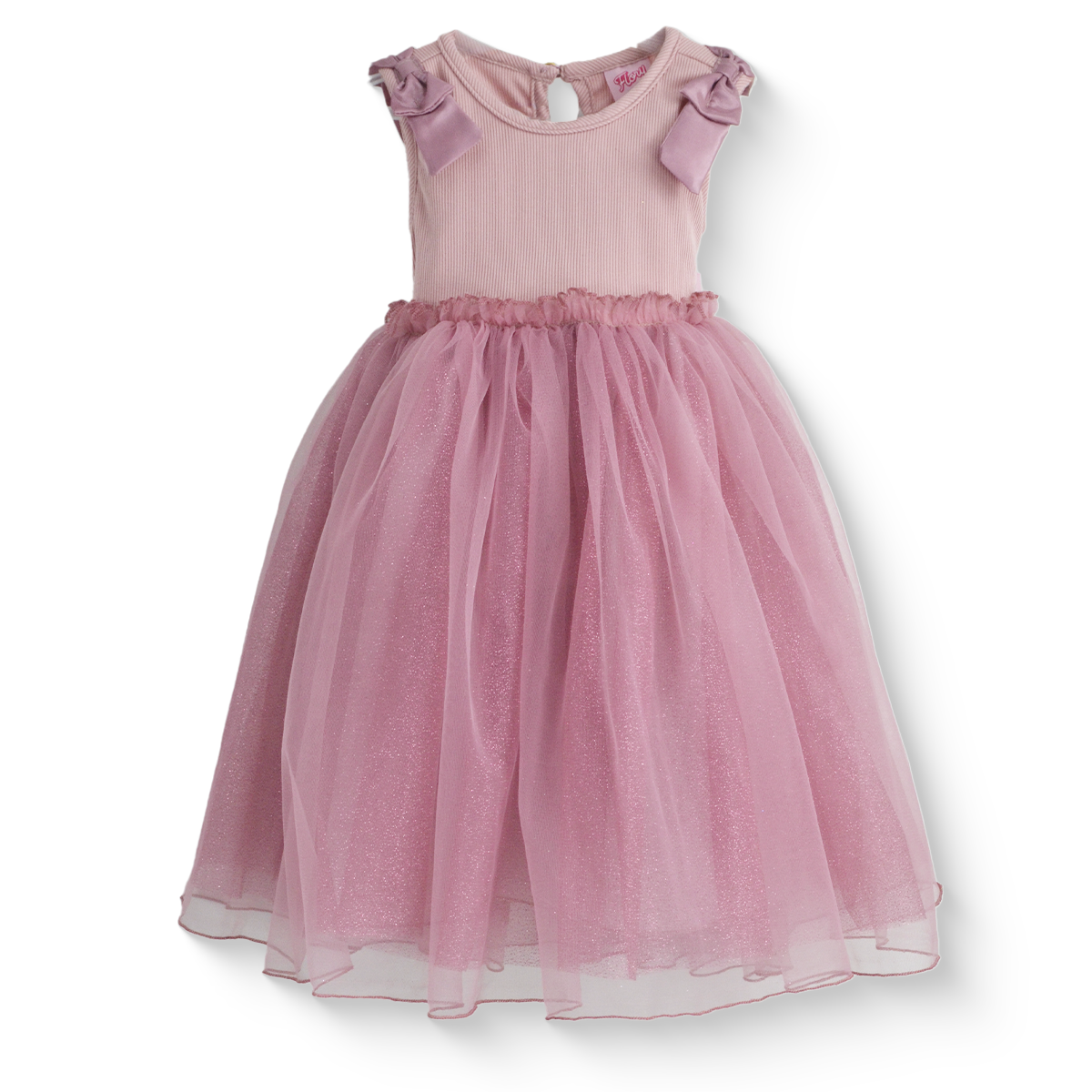 Vestido de fiesta con falda de tul glitter | VEBB0141 | tallas 1-2-3