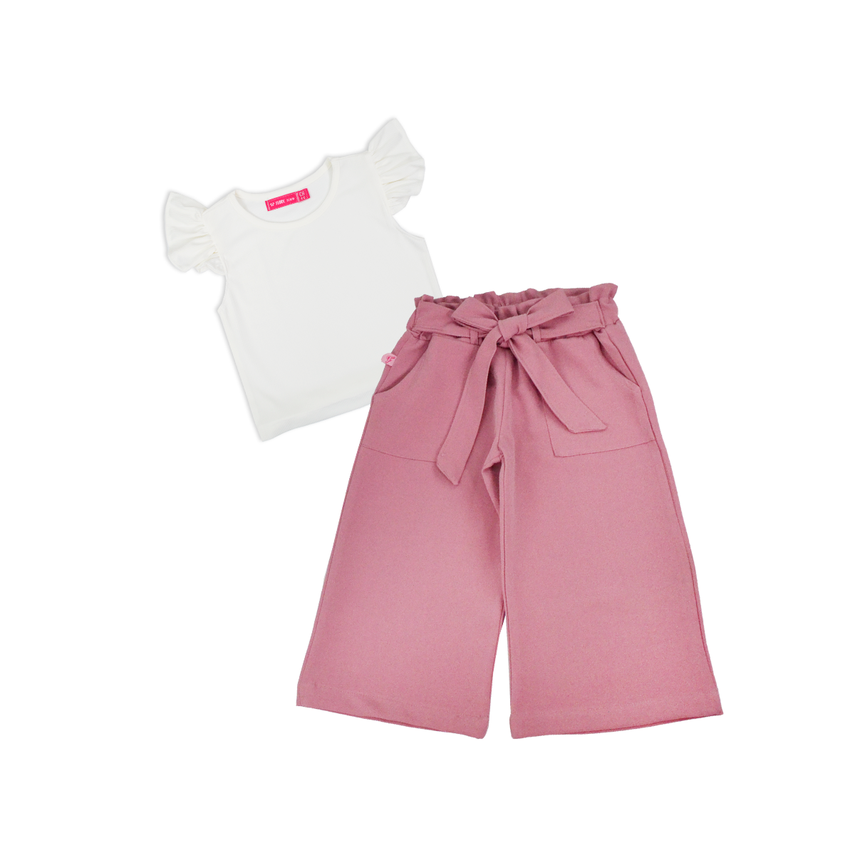 Conjunto blusa pantalón con moño niña FLORY CONI0011