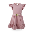 Vestido rib con cinturón • NATALI 5 • tallas 1-2-3 • VEBB0058