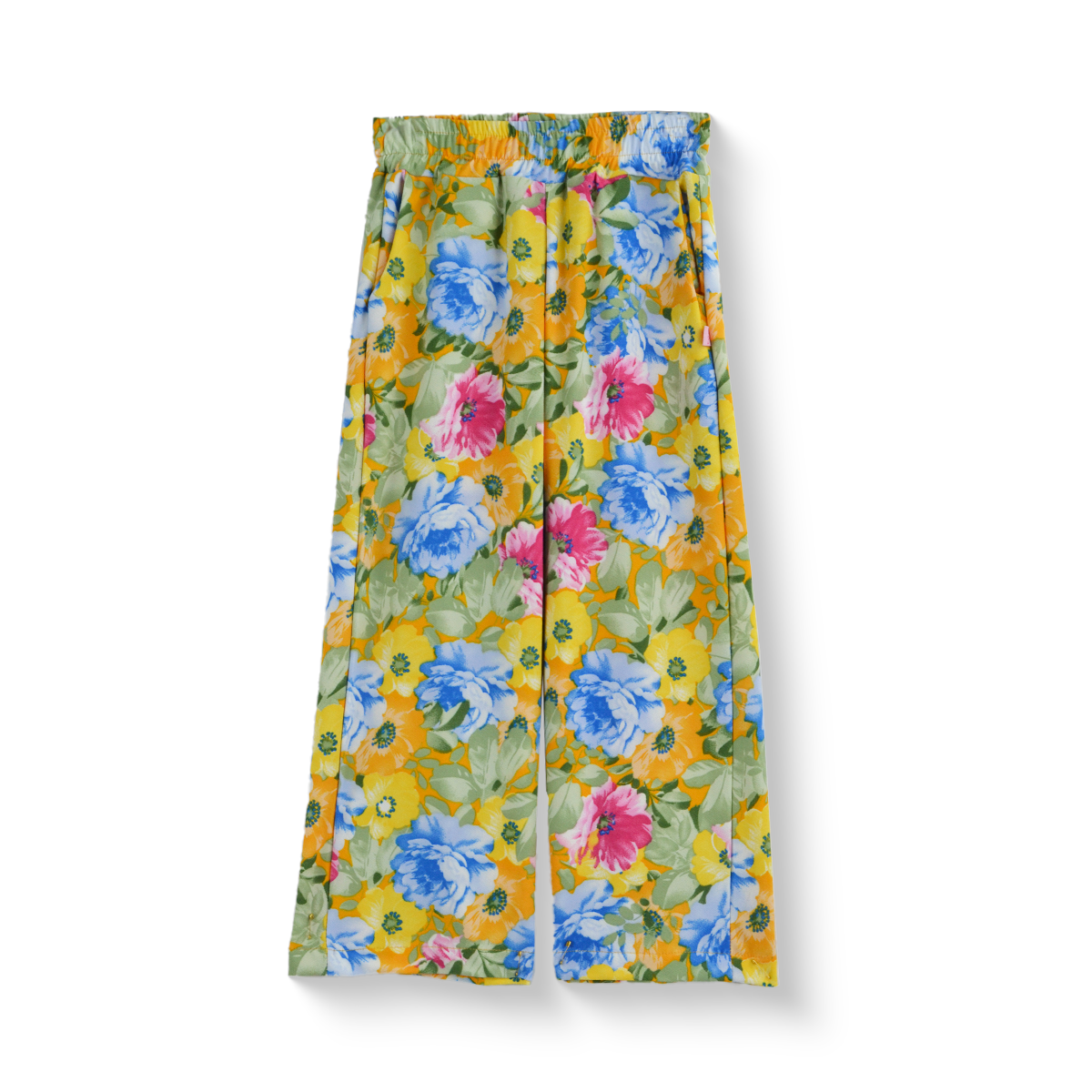 Conjunto de blusa de olanes y pantalón floreado •  ARIANA 12 •  tallas ch-m-gr • CONI0044E