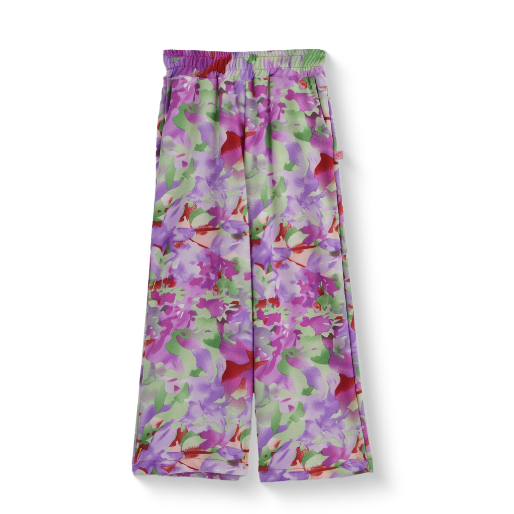 Conjunto de blusa de olanes y pantalón floreado •  ARIANA 12 • tallas ch-m-gr • CONI0044D
