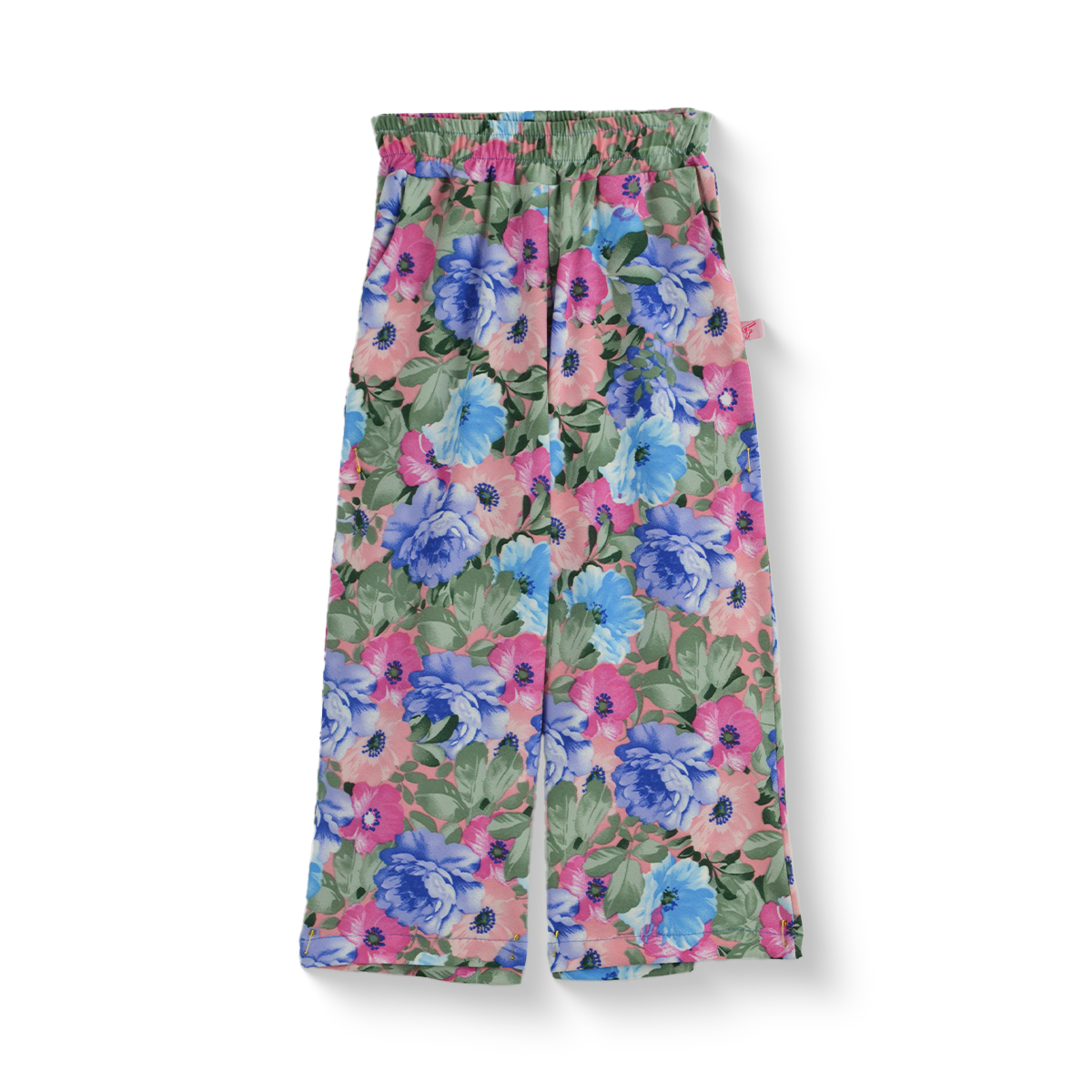 Conjunto de blusa de olanes y pantalón floreado •  ARIANA 12 •  tallas ch-m-gr • CONI0044E