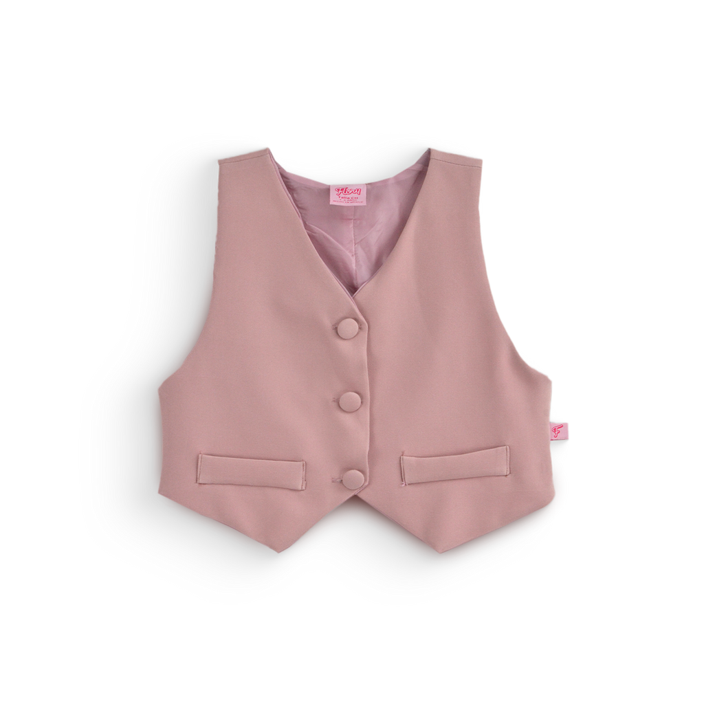 Conjunto de chaleco con botones y short ajustable •  ZARA 1 • tallas ch-m-gr •  CONI0034