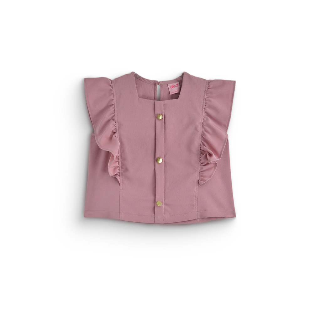 Conjunto pantalón y blusa con botones dorados • 12 a 14 años • Lucy 1