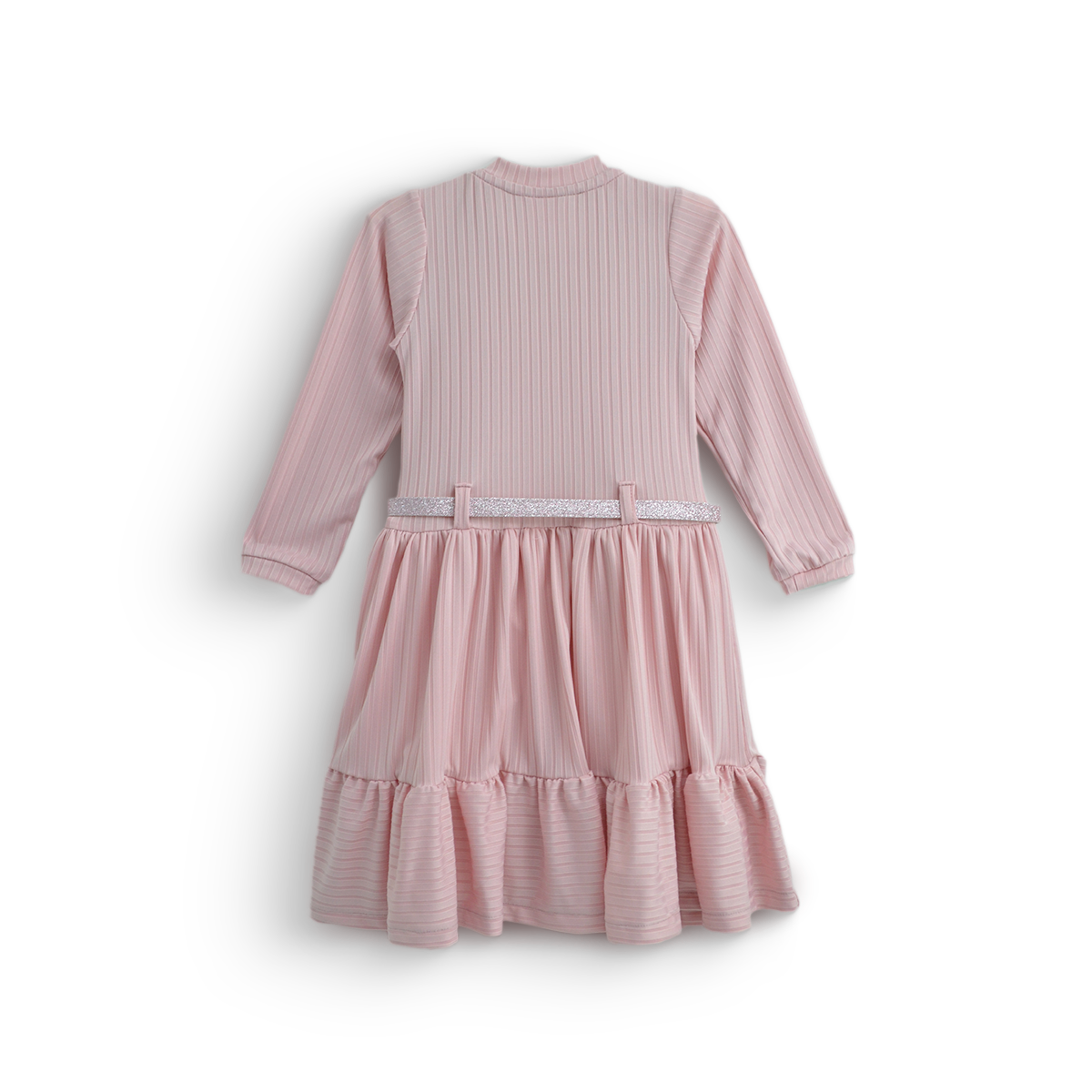 Vestido a rayas con cinturón para Niña Flory VENI0193