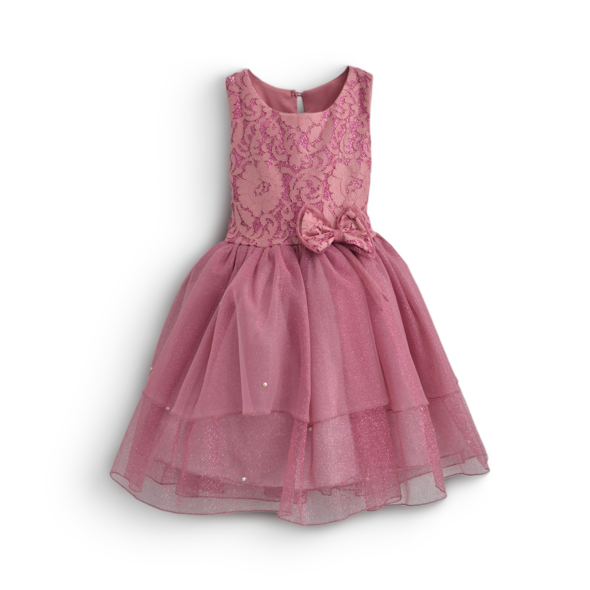 Vestido crochet con perlas  •  ANAHI 3  •   tallas xch-ch-m-gr-xg  • VENI0194