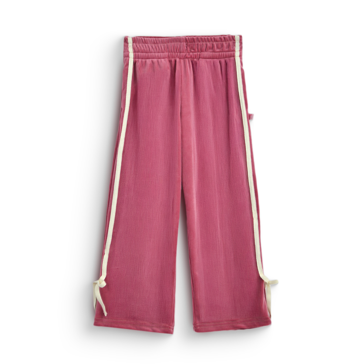 Conjunto aterciopelado con franjas a rayas CONI0041 Niña