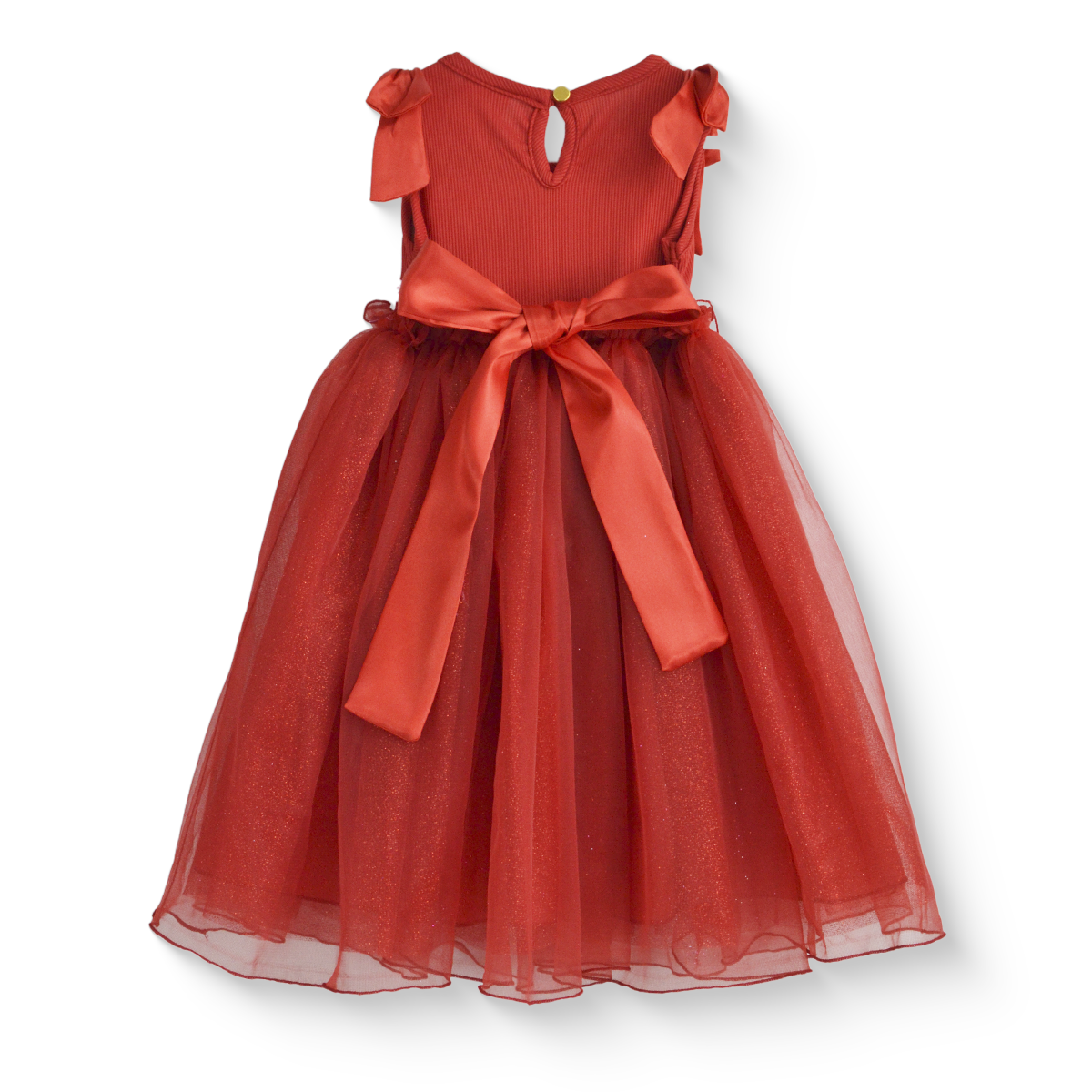 Vestido de fiesta con falda de tul glitter | VEBB0141 | tallas 1-2-3