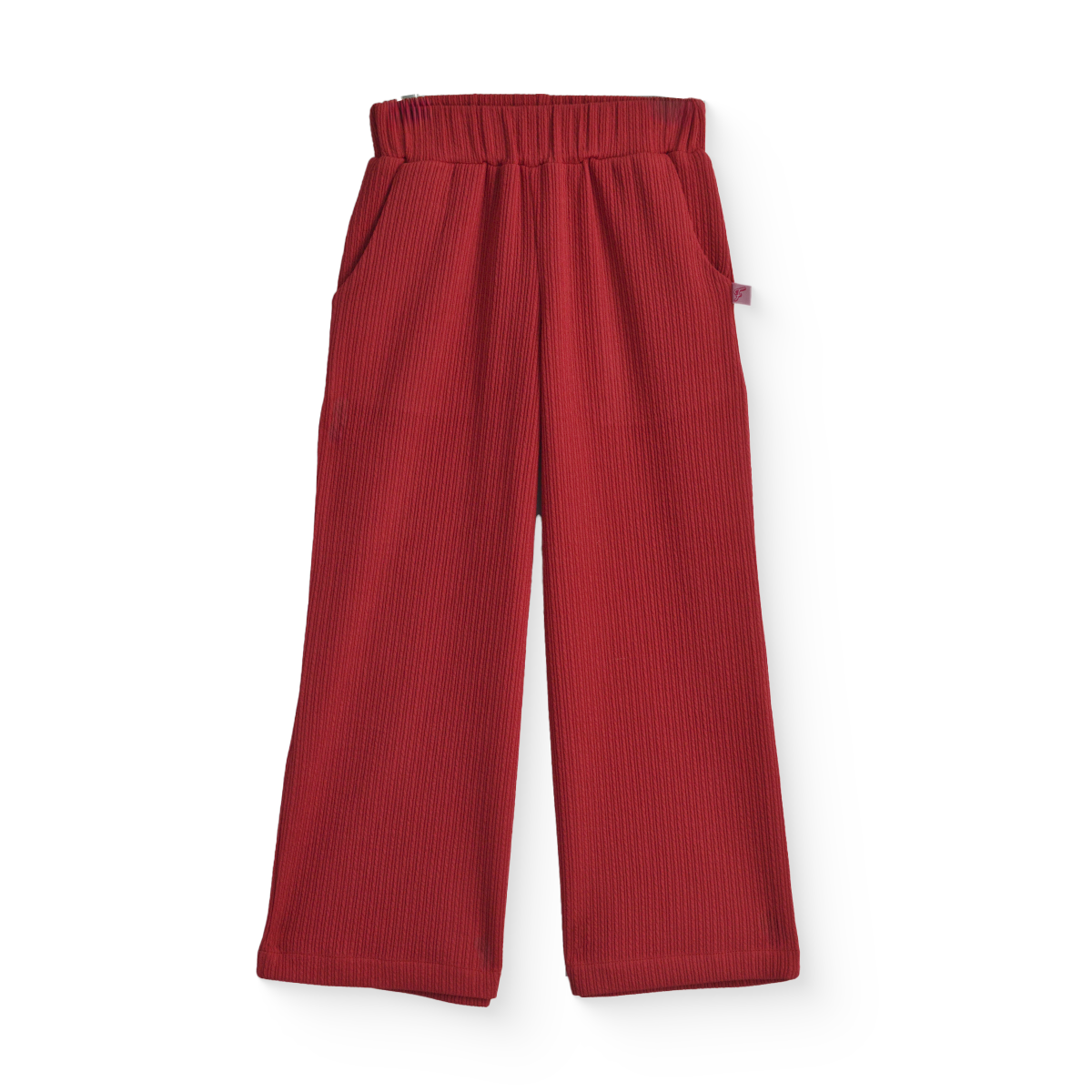 Conjunto con pantalón a rayas, blusa hueso con olanes | CONI0043 | tallas ch-m-gr