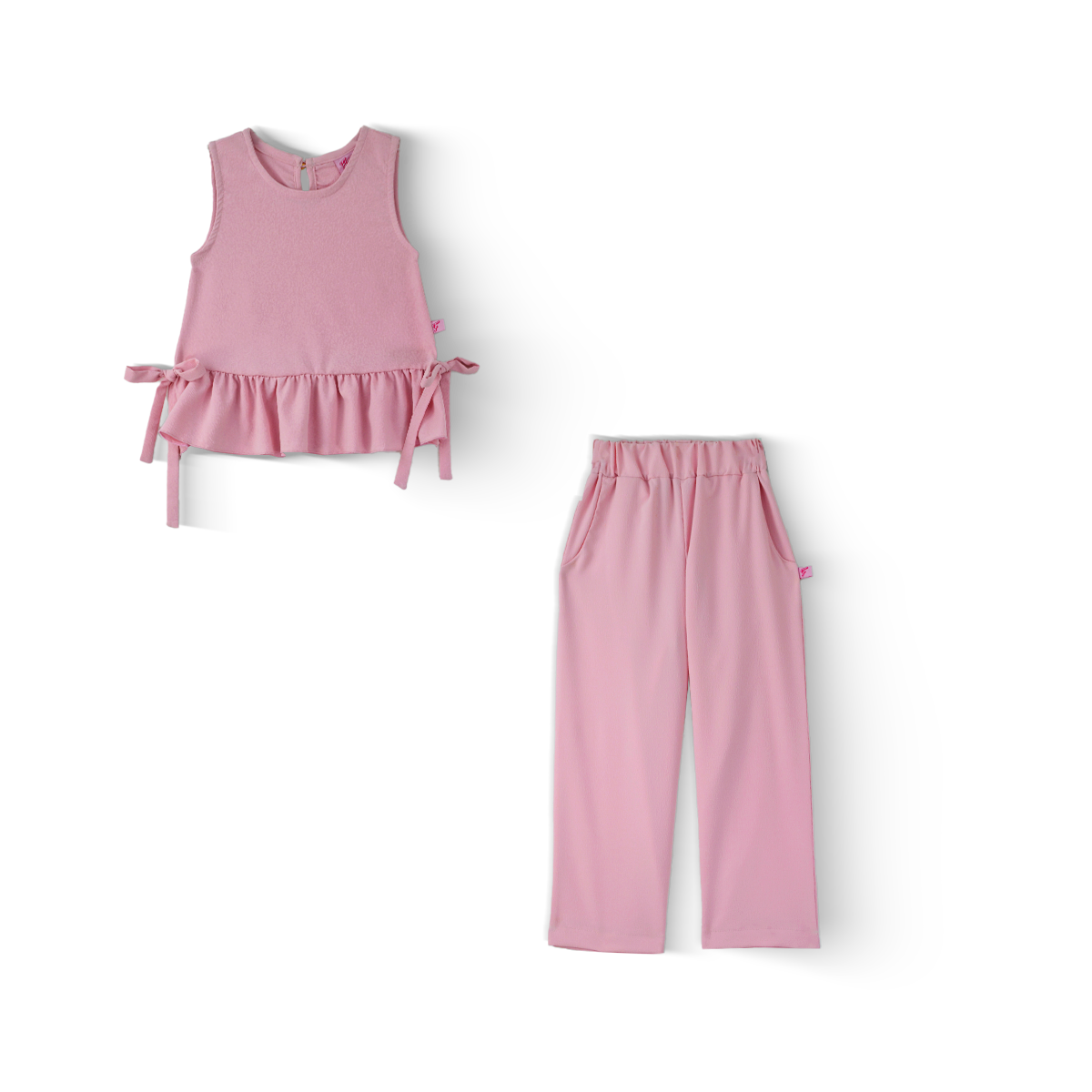Conjunto de blusa con moños y pantalón Nila FLORY CONI0033 [tallas ch-m-g]