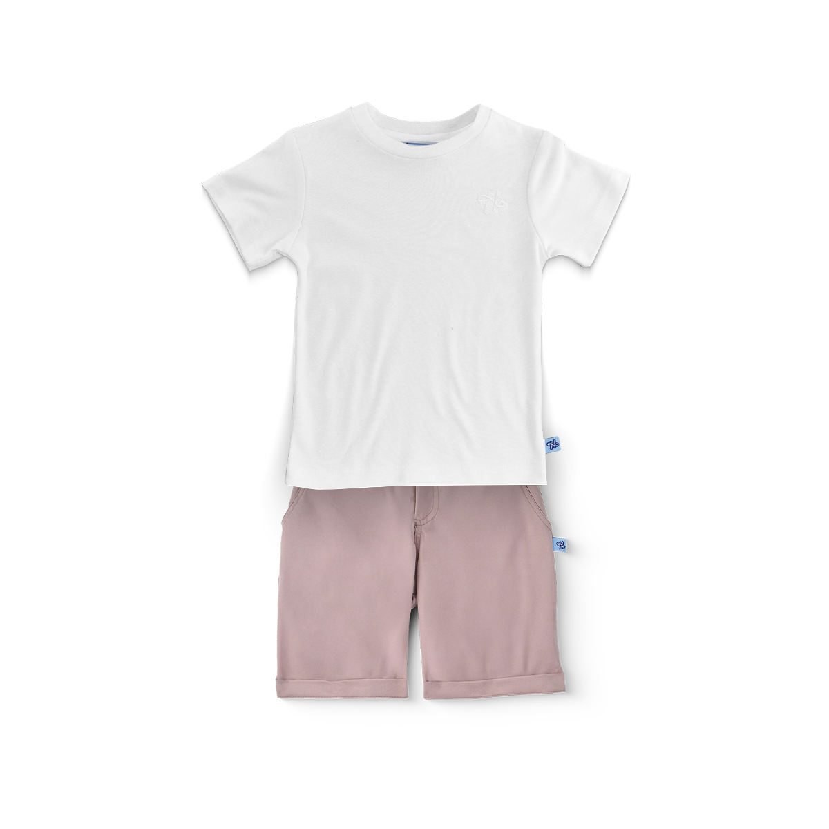 Conjunto de playera básica y bermuda para niño Heri PAQPLNN0001A