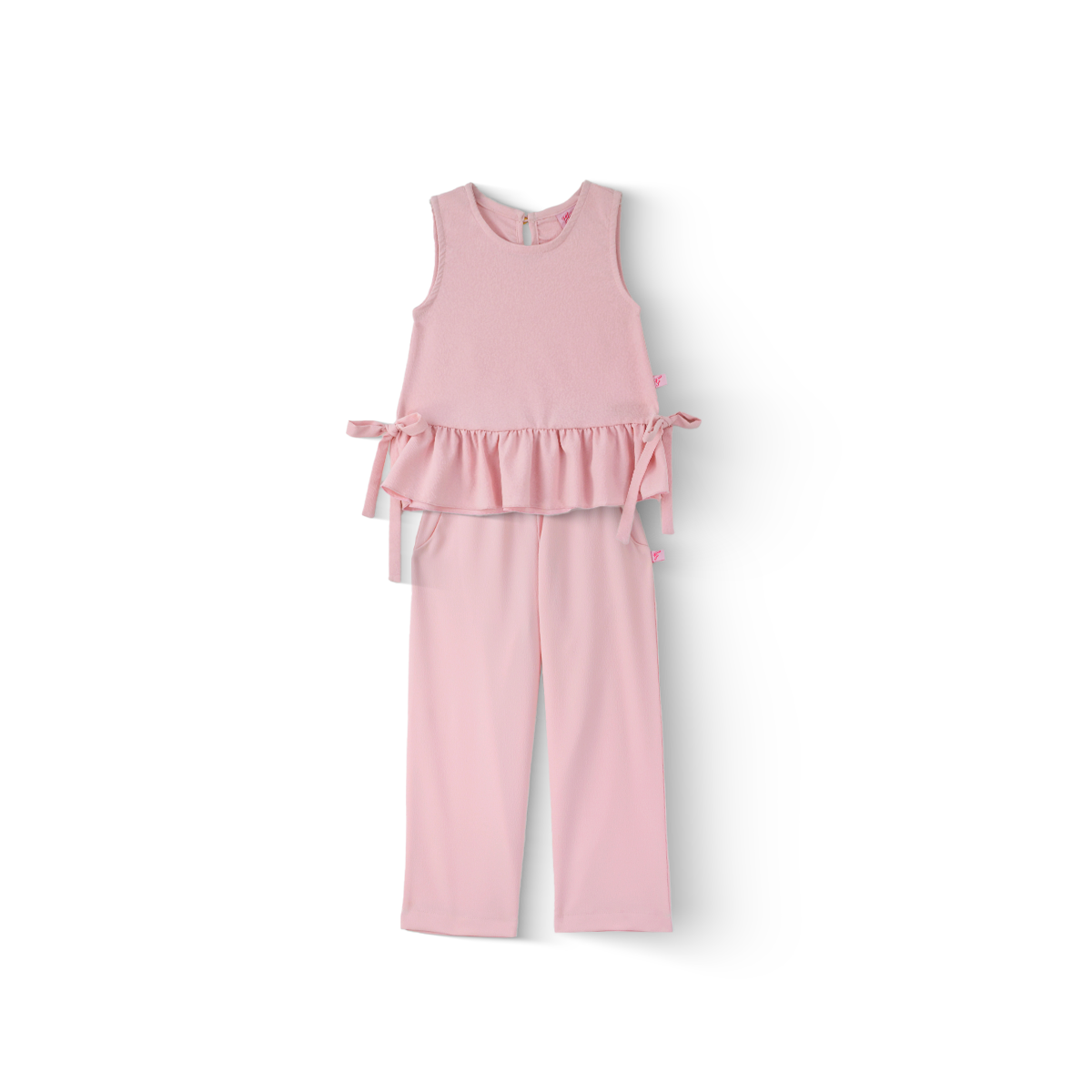 Conjunto de blusa con moños y pantalón Nila Flory CONI0033