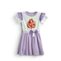 Vestido casual con personaje de princesa de cabello largo • NANI 8 • tallas 1-2-3  • VEBB0132P01