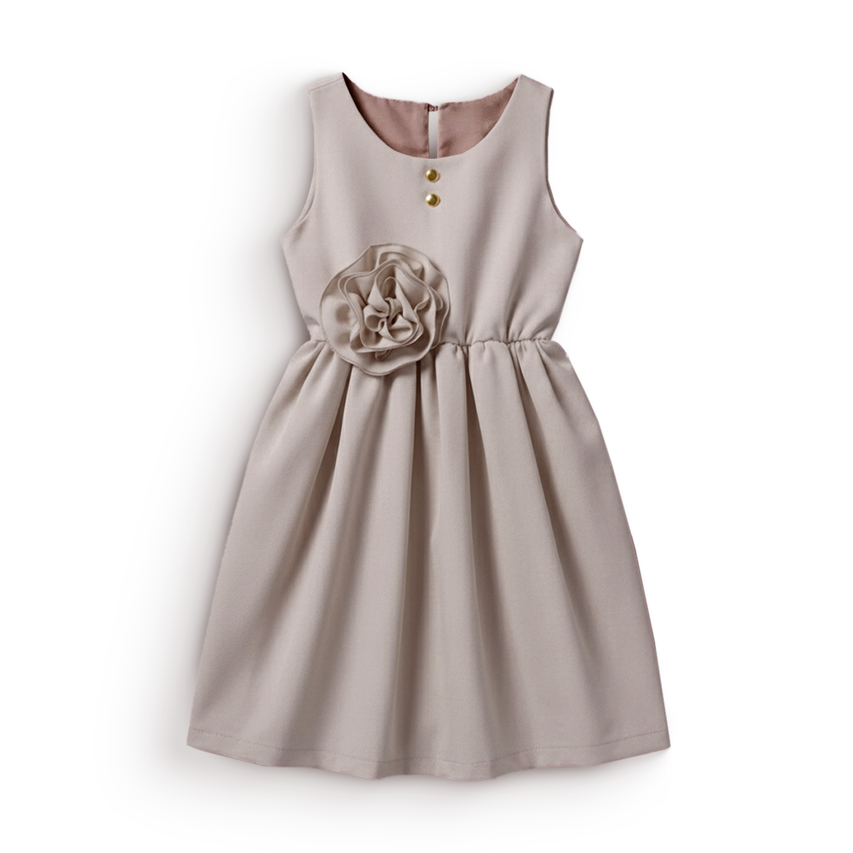 Vestido con moño y botones • BARBIE 13 • tallas ch-m-gr • VENI0181