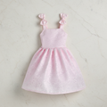 Vestido de satín floredo con moño • ELENA 4 • tallas 1-2-3 • VEBB0154
