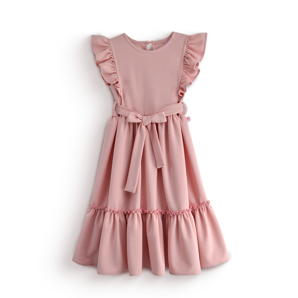 Vestido largo con moño • 4 a 12 años • Ariana 9