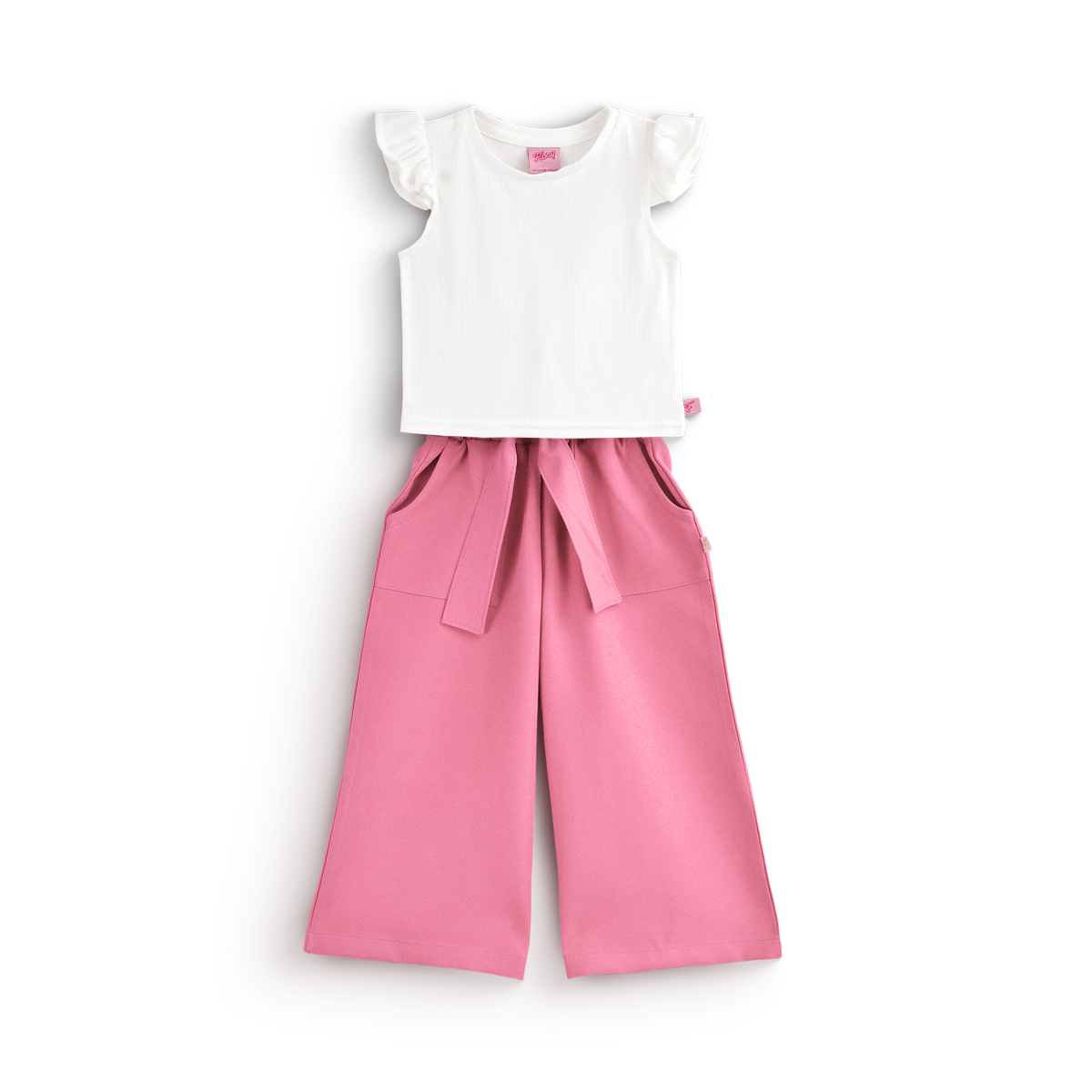 Conjunto con pantalón ancho con blusa blanca • 4 a 12 años • Barbie 5